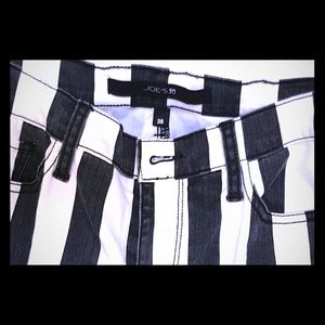 Joe’s wide striped jeans!